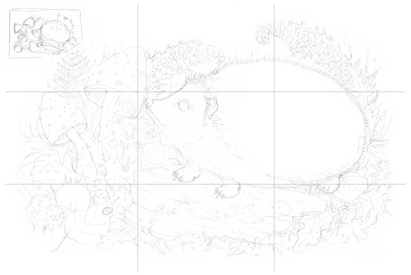 Drawing with the rule of thirds