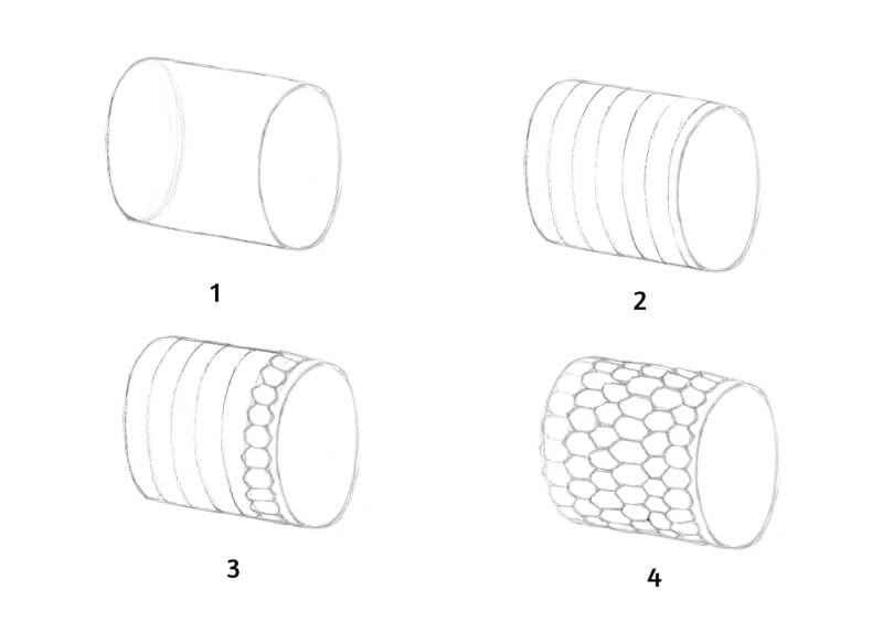 Practicing drawing scales - exercise 1