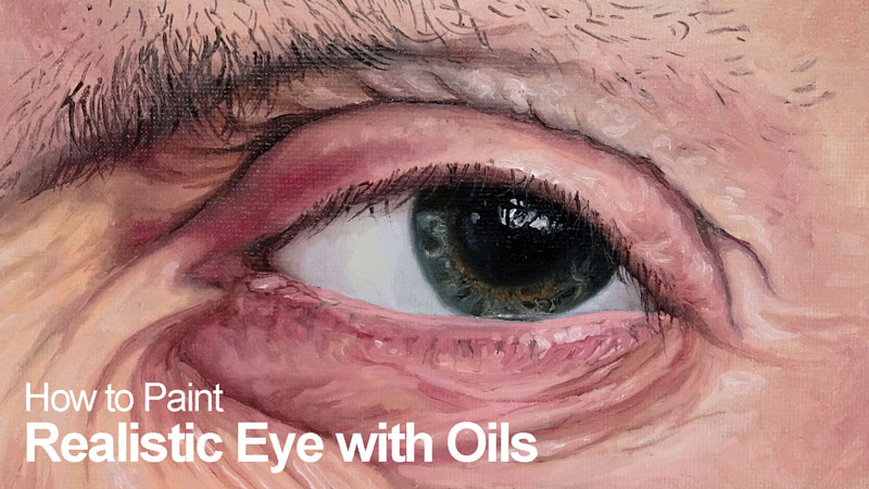 How to paint an eye with oils