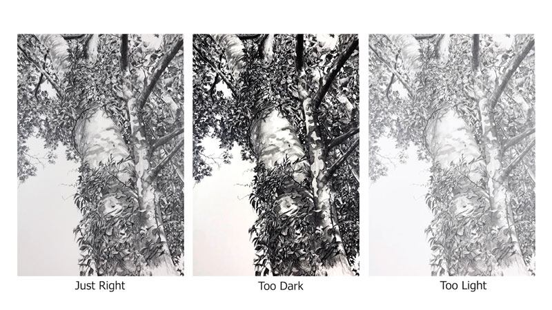 How light intensity affects your art