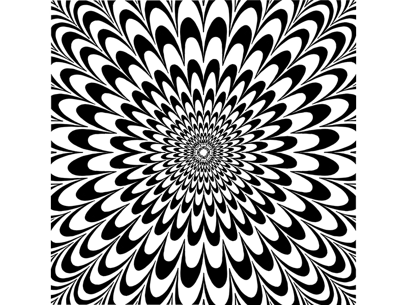 Op Art example showing movement