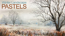 Winter Landscape with Pastels